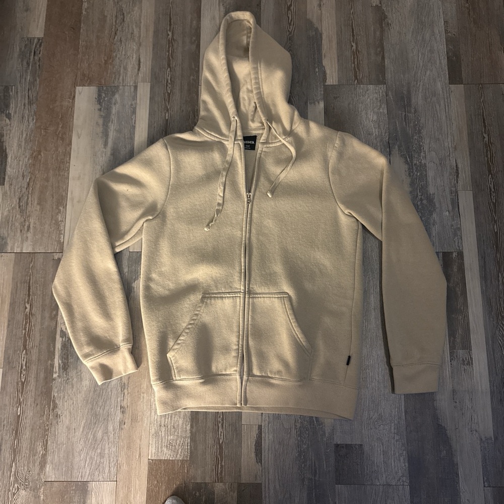 RSQ Cream Hooded Jacket